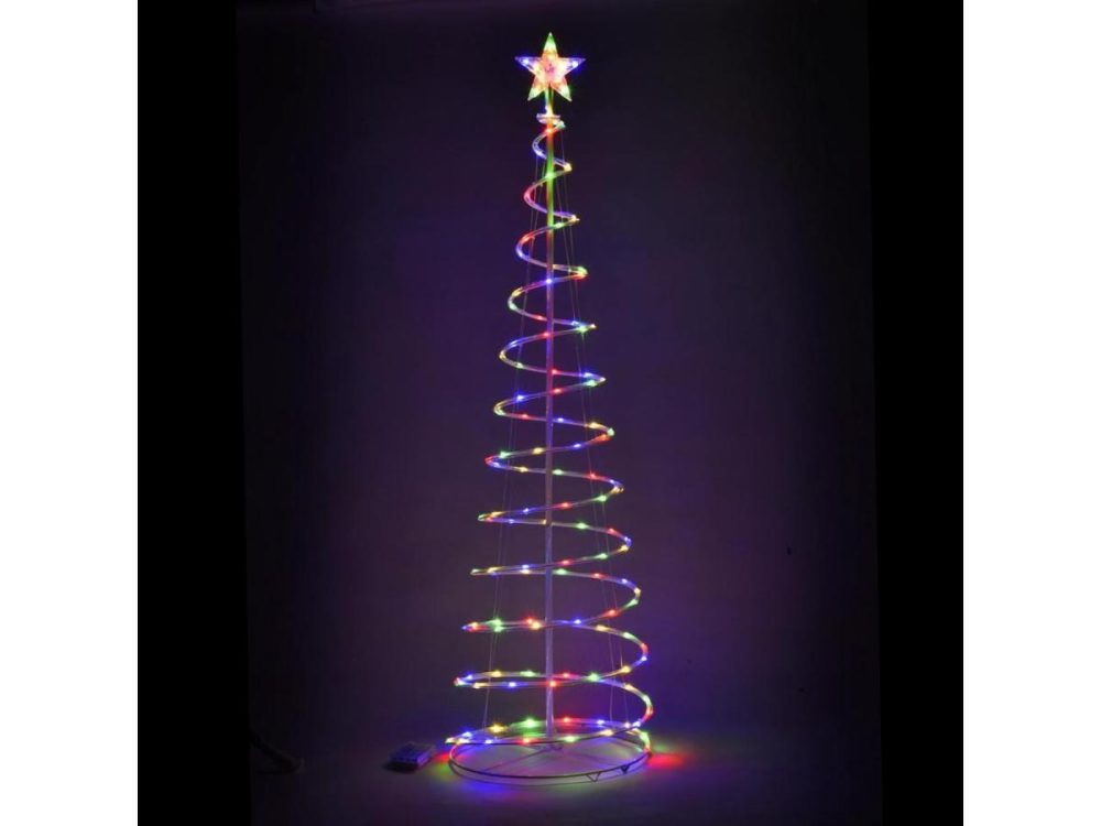 Holiday Decor |  6 Ft Color Changing Christmas Xmas Led Spiral Tree Light Battery Holiday Decor. Decor Holiday Decor