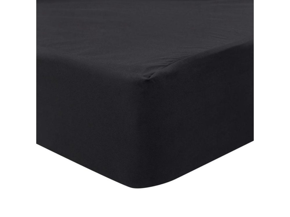 Home Textiles & Bedding |  Mattress Protector Water Resistant Mattress Cover Fitted Sheet Bed Bed Cover With Elastic Band Black Queen Decor Home Textiles & Bedding