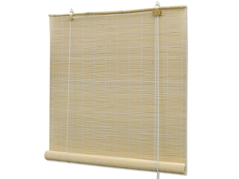 Window Treatments |  Vidaxl Roller Blind Window Shade With Pull Cords Roll Up Blackout Blind Bamboo Decor vidaXL