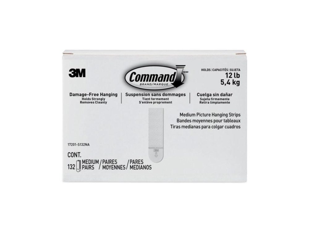 Hooks & Picture Hangers |  Command 17201-S132Na Picture Hanger,Adhesive Back,Pk132 Decor Command